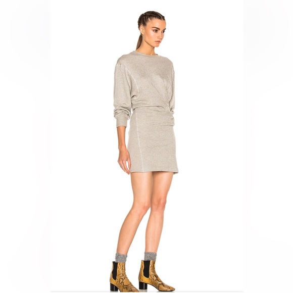Isabel Marant Étoile Fanley Grey Sweatshirt Dress size 36(S) - Picture 3 of 8